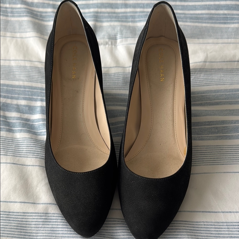 Cole Haan Women's Black Wedge Heel